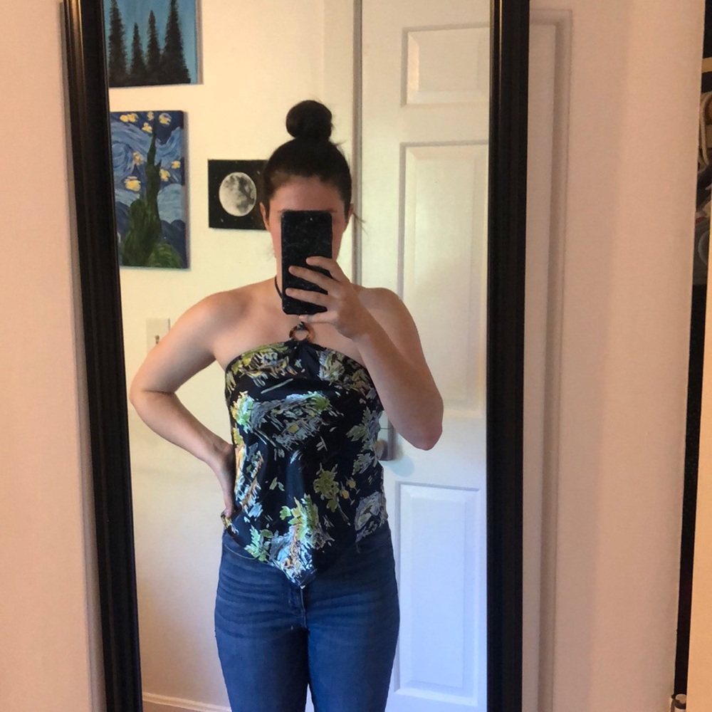 Satin Halter Tank Top